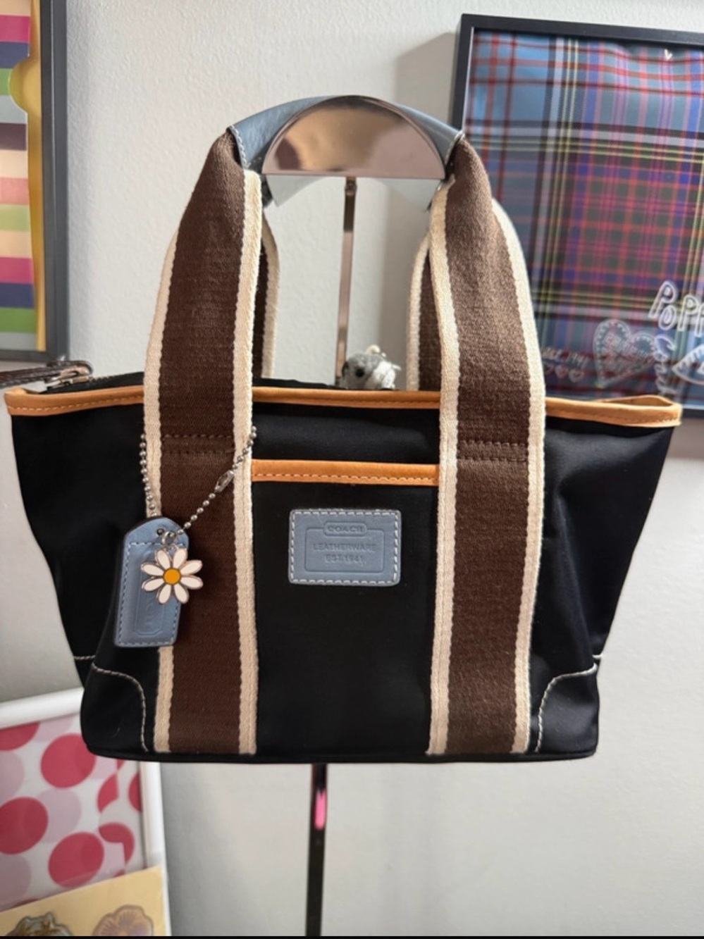 Coach Hamptons Vintage Weekend Nylon Mini Tote Bag Style No. 6260